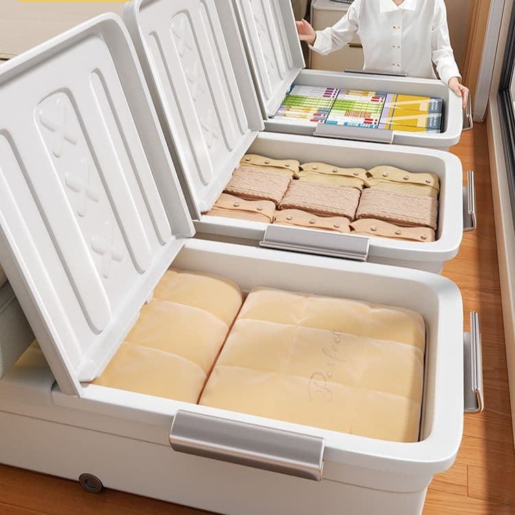 ベッド 下 収納 スライド開閉式ベッド下収納ボックス