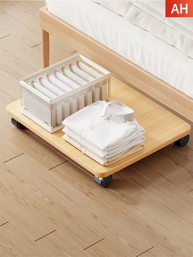ベッド 下 収納 木製ベッド下収納キャスターワゴン