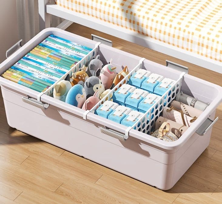 ベッド 下 収納 ベッド下収納 仕切り付き衣装ケース