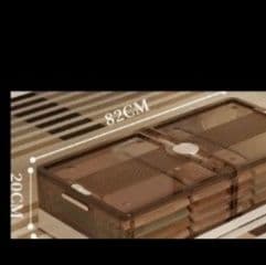 ベッド 下 収納 透明両開き式ベッド下収納ボックス