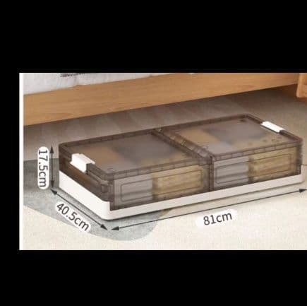ベッド 下 収納 積み重ね可能な二段式ベッド下収納ボックス